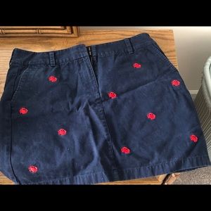 Jcrew crab skirt